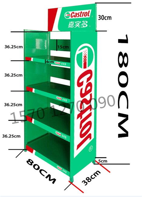 專業(yè)批發(fā)銷售機油貨架與汽車用品展示架——北京世紀騰發(fā)貨架加工廠